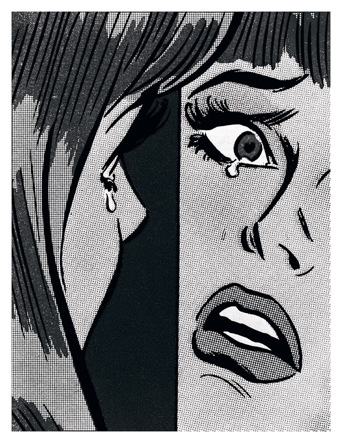 Anne Collier, Mirror (Black & White), 2021