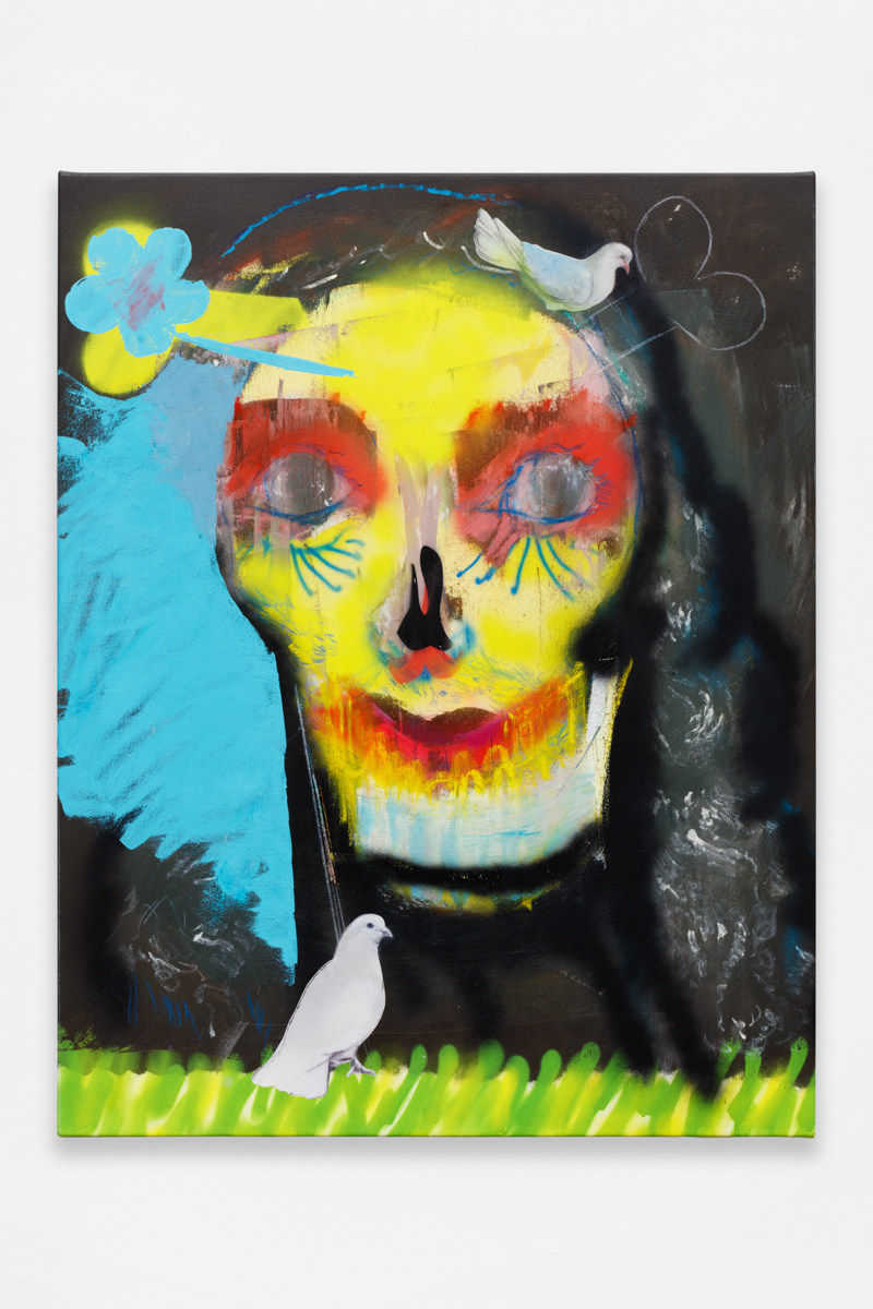 Alessandro Pessoli, Reborn skull #6, 2022