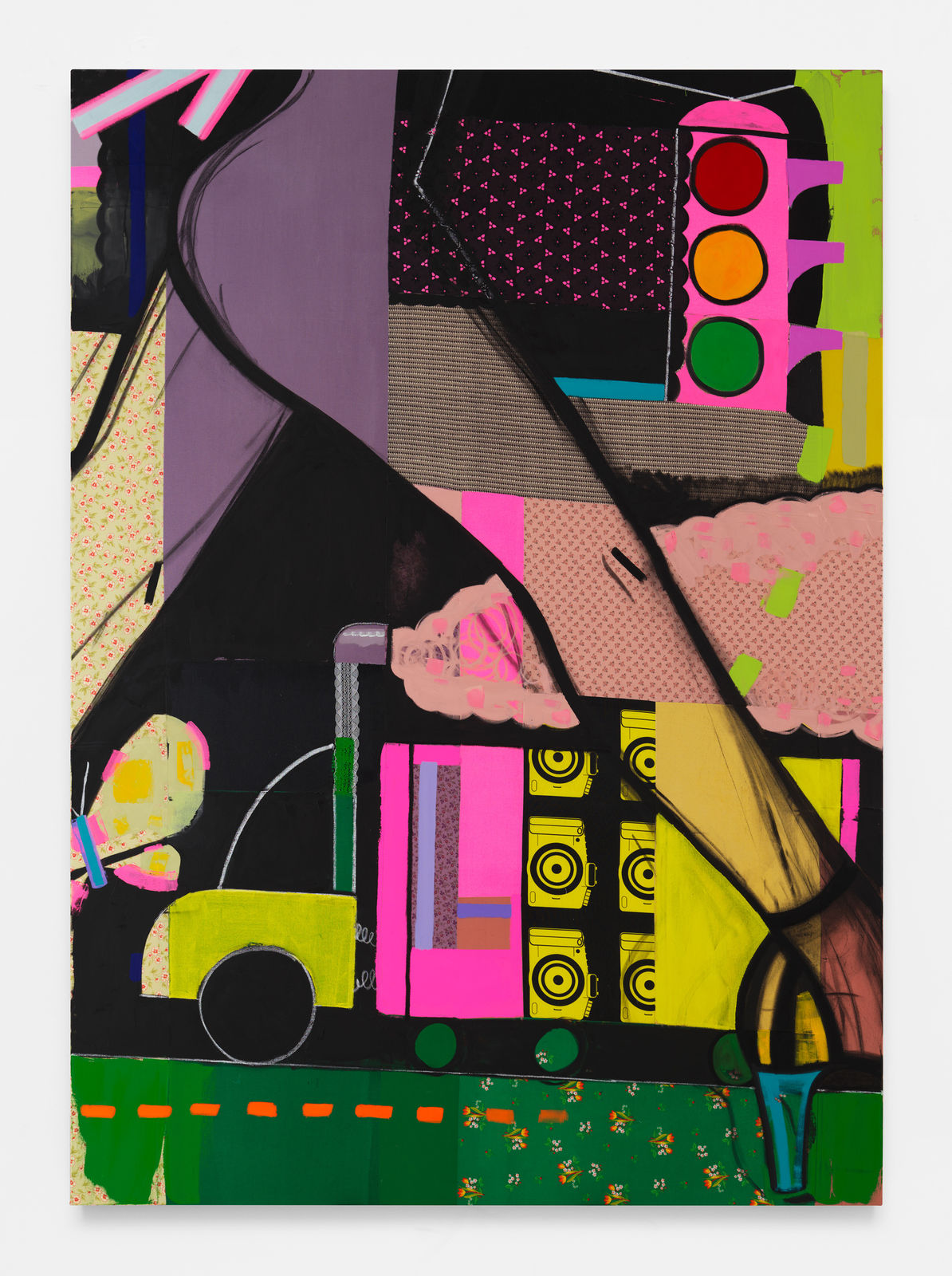 Ellen Berkenblit, The Camera Truck, 2018