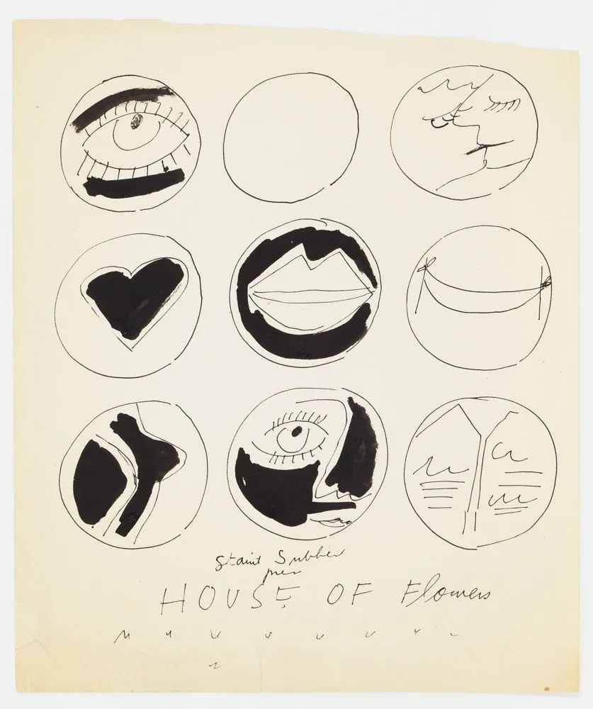 Andy Warhol, House of Flowers, ca. 1954