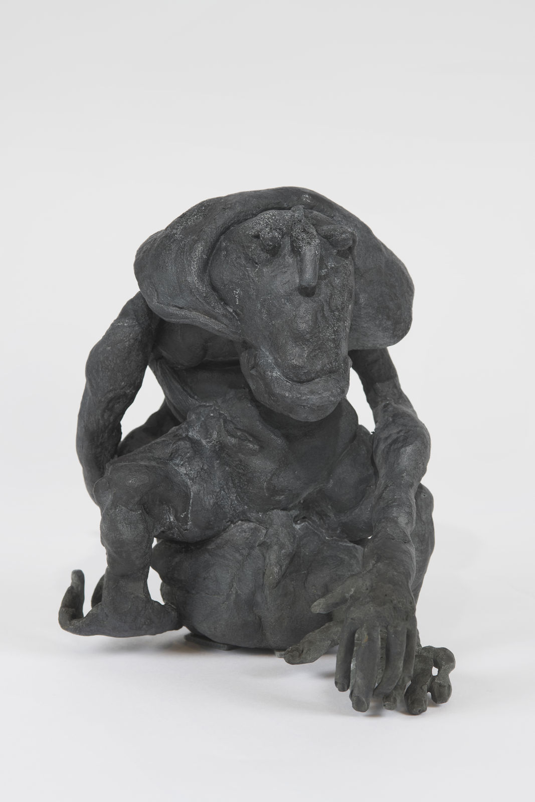 Francis Upritchard, Fingers Crossed on a Rock, 2023