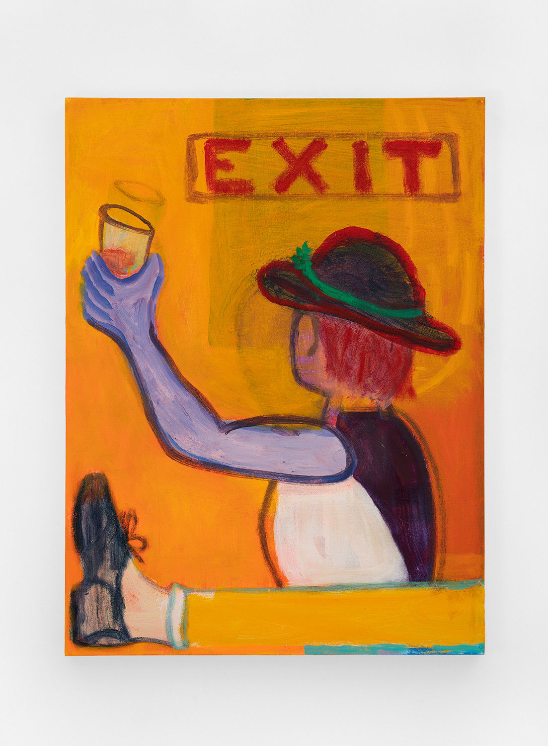 Katherine Bradford, The Get Away Hat, 2022