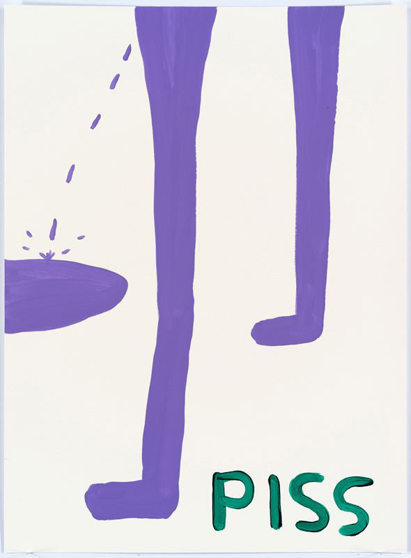 David Shrigley, Untitled (Piss), 2015