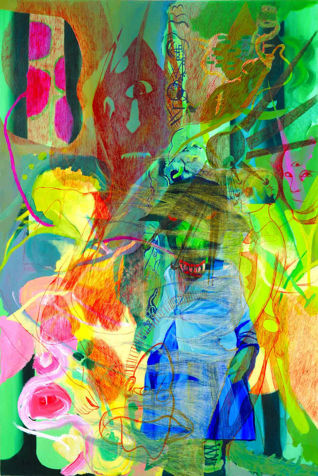 Rita Ackermann, The Ugly Painting, 1996 - 1997