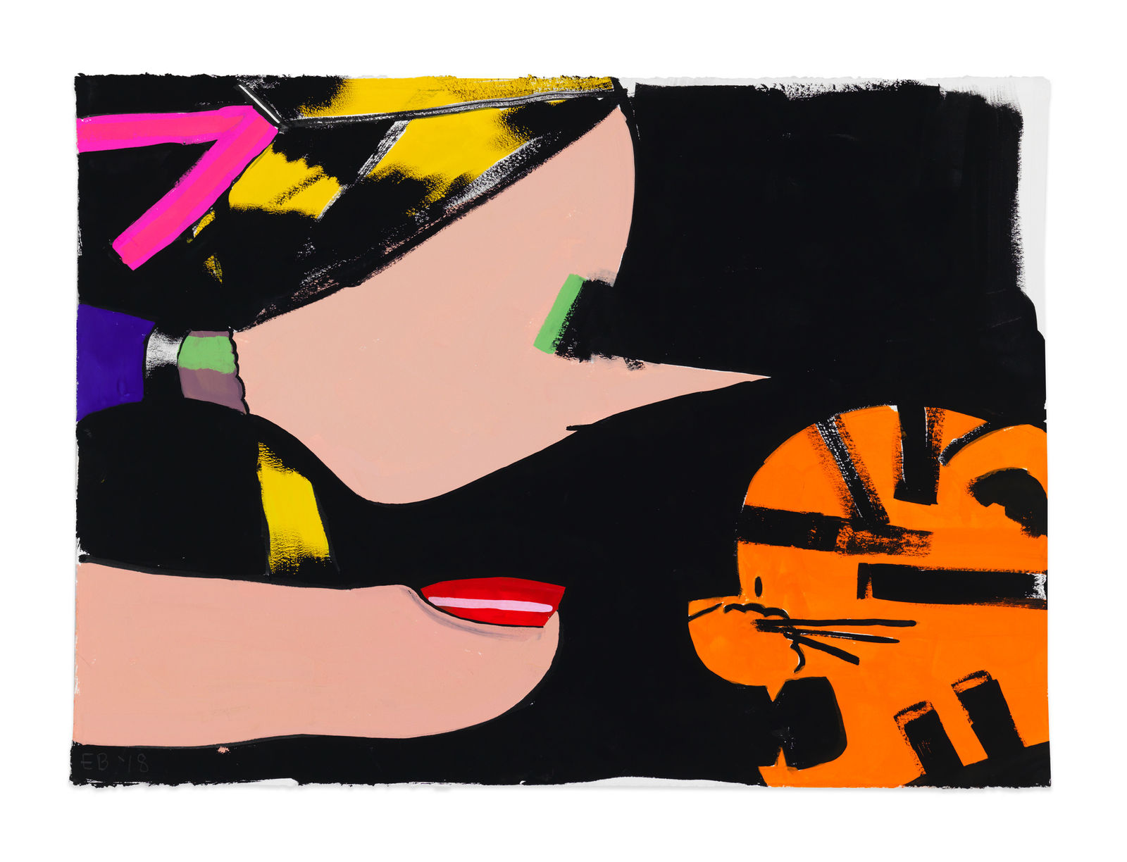 Ellen Berkenblit, Untitled, 2018