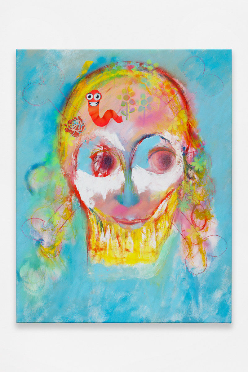 Alessandro Pessoli, Reborn skull #1, 2022