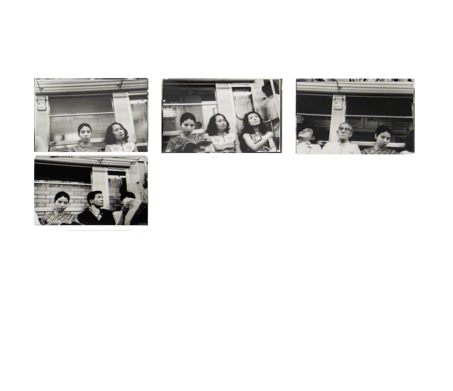 Nobuyoshi Araki, Subway, 1963 - 1972