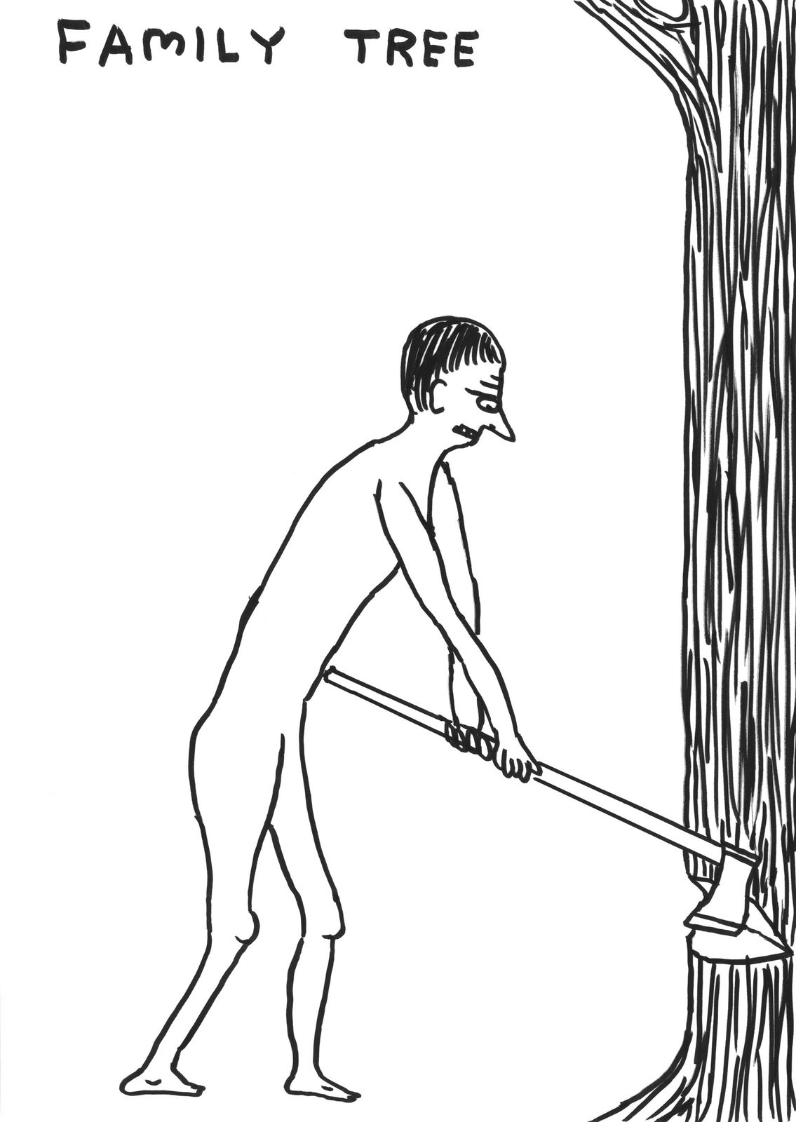 David Shrigley, Untitled (Family Tree), 2019