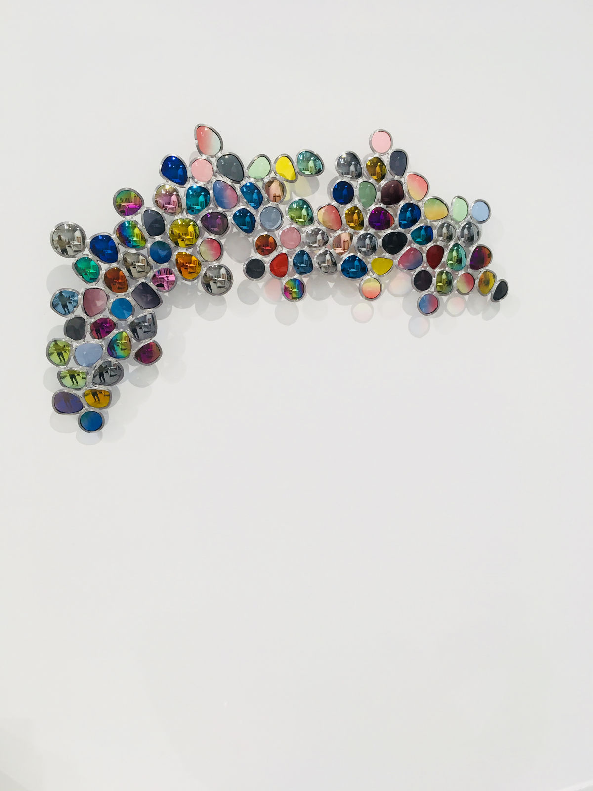 Jim Lambie, Crescent Moon, 2019