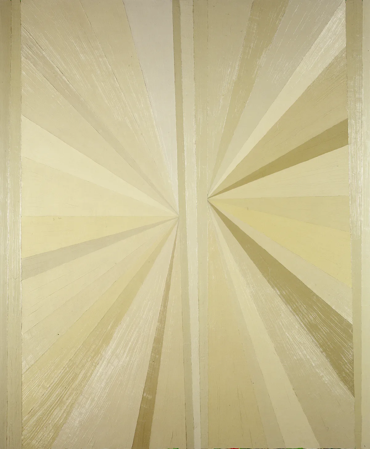 Mark Grotjahn, Untitled (White Butterfly over Green Pink), 2003