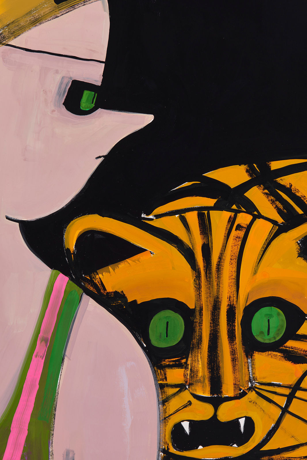 Ellen Berkenblit, Walking on Finch Road, 2023