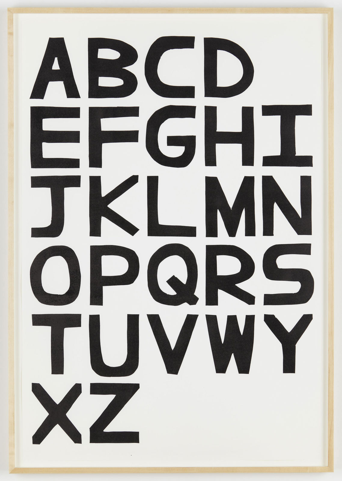 David Shrigley, ABCD..., 2012