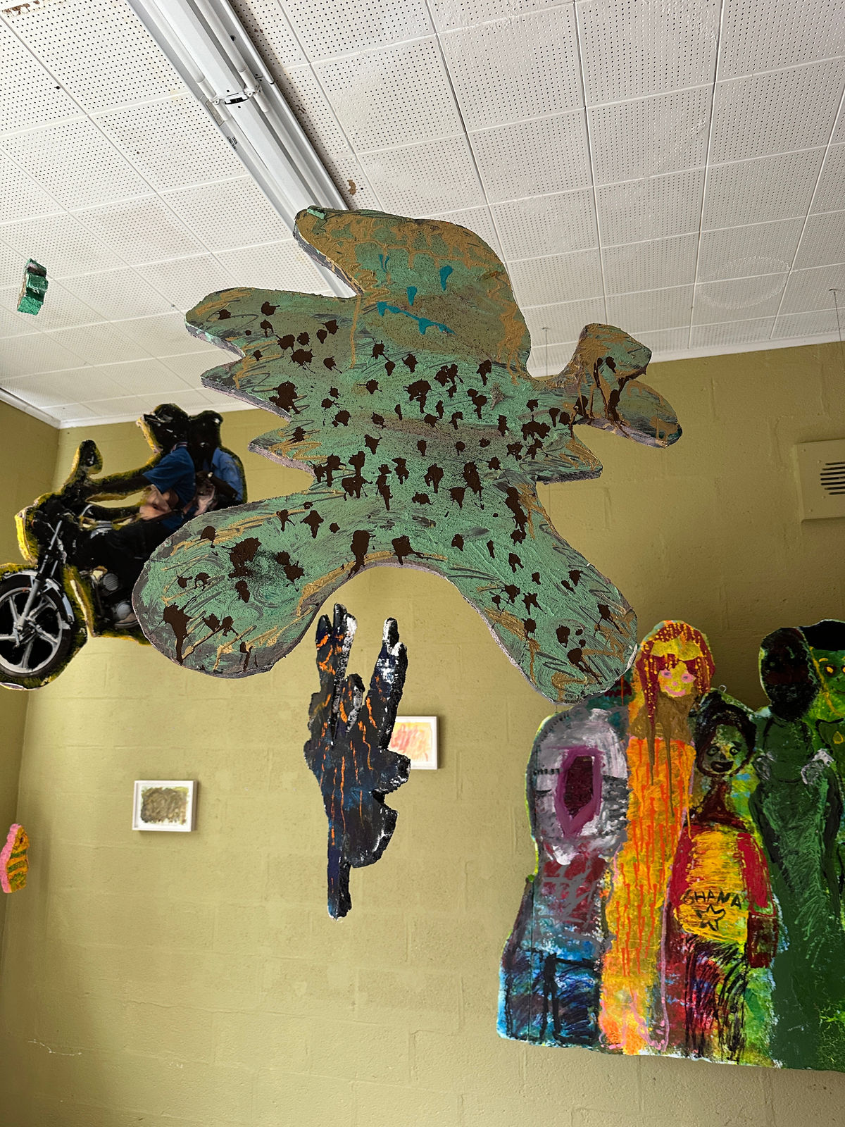 Lloyd Foster, Purple Star, Yellow Grin, 2024