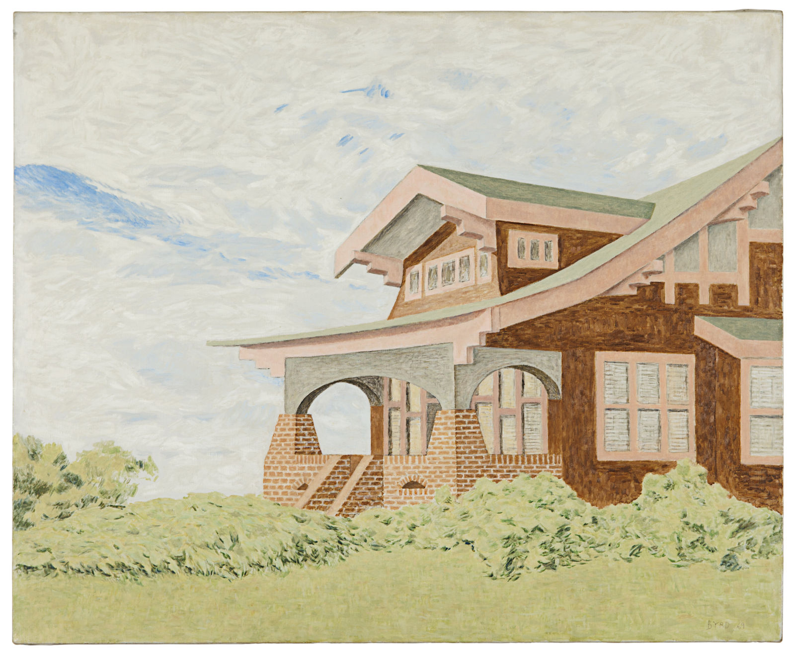 David Byrd, Bungalow in Peekskill, 1969