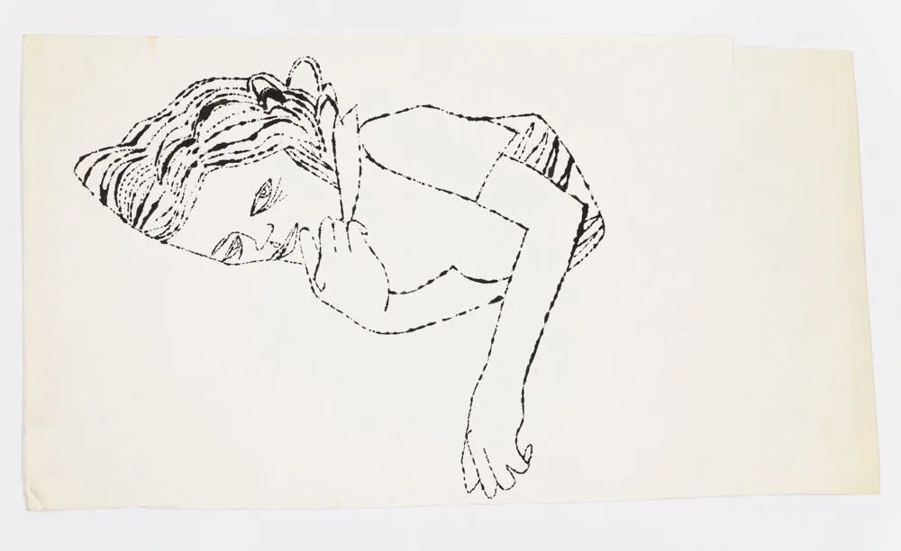 Andy Warhol, Female Upper Torso, ca. 1956