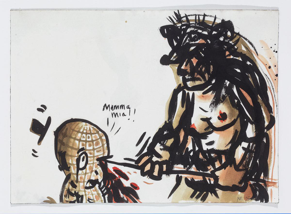 Nicole Eisenman, Mamma Mia, 1995