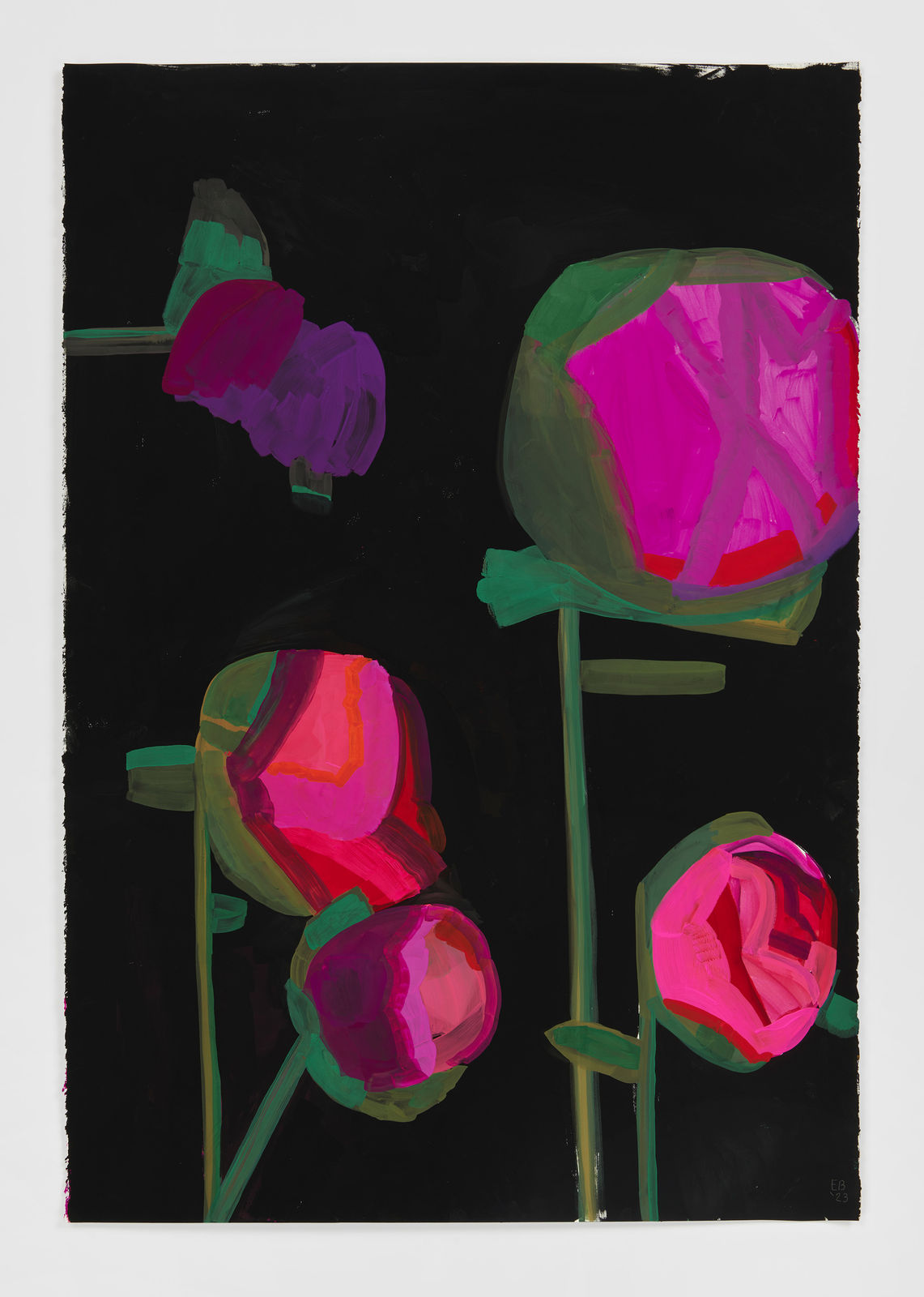 Ellen Berkenblit, Family of Flowers, 2023