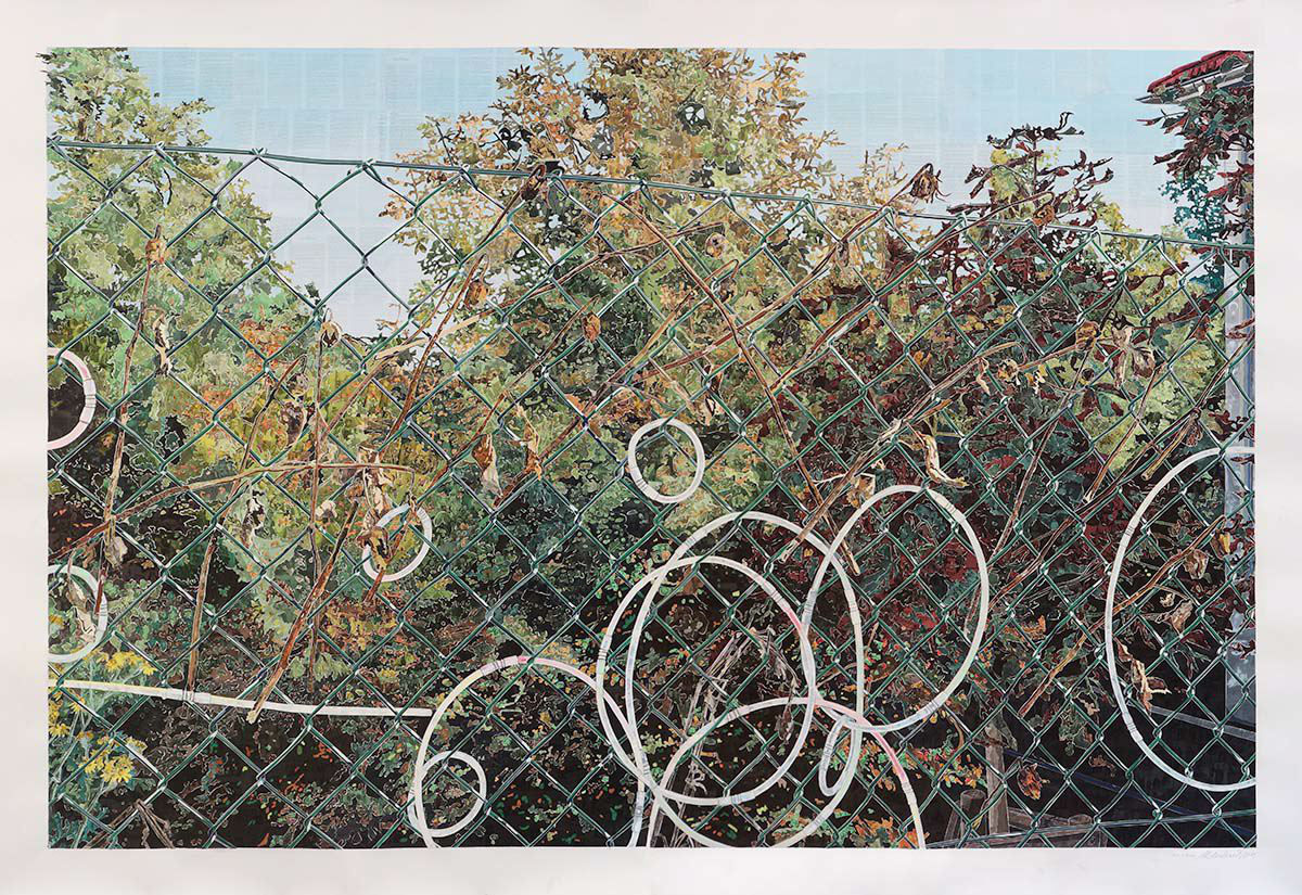 Marcel Odenbach, Grünfläche 2 (Green Zone 2), 2014