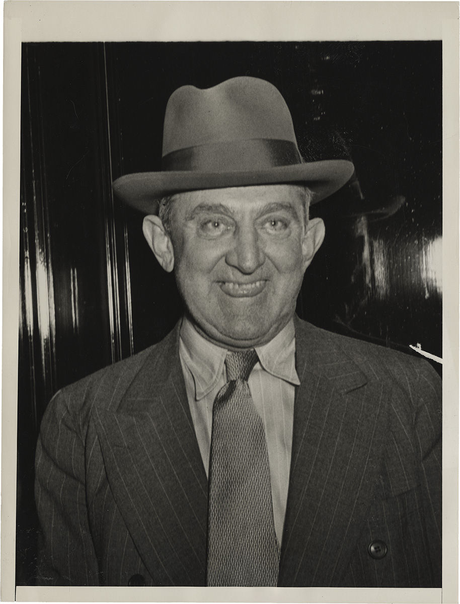 Weegee, Witness to Shooting of Union Official, 1941