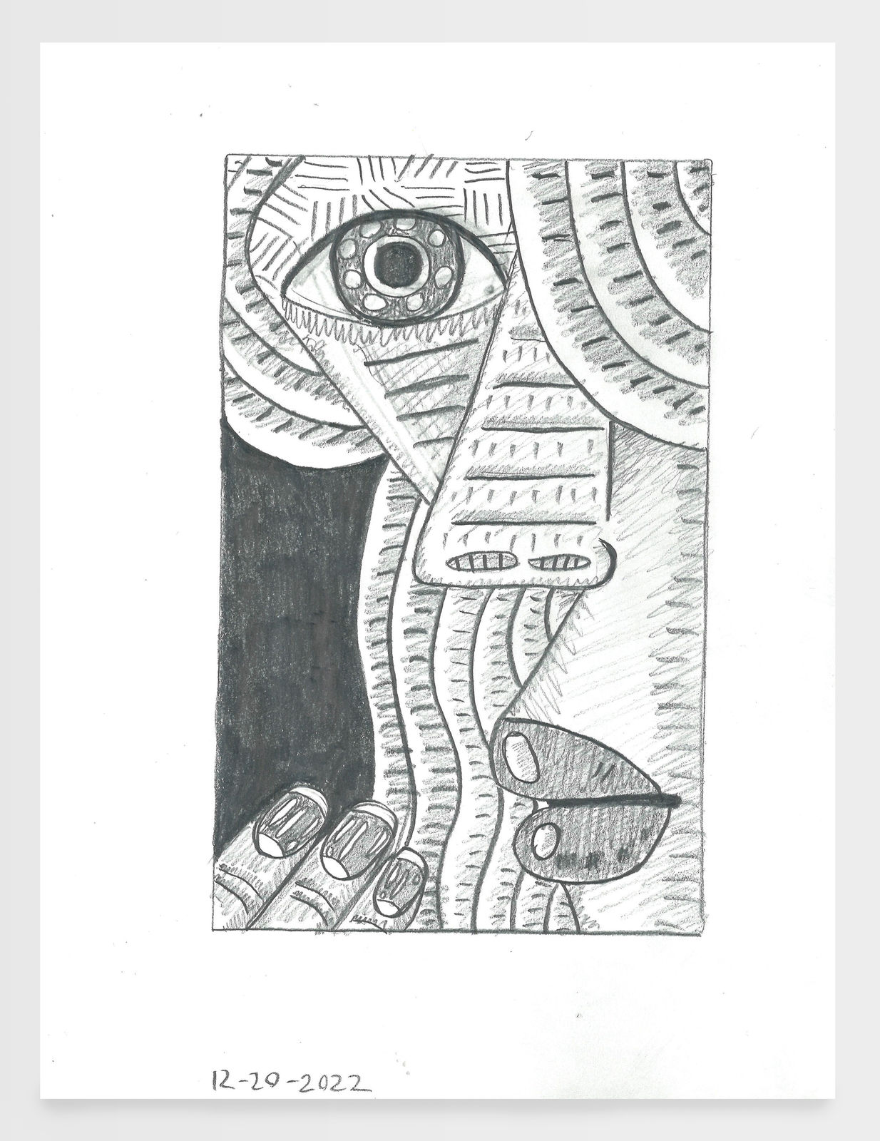 Brian Calvin, Untitled (December 20), 2022