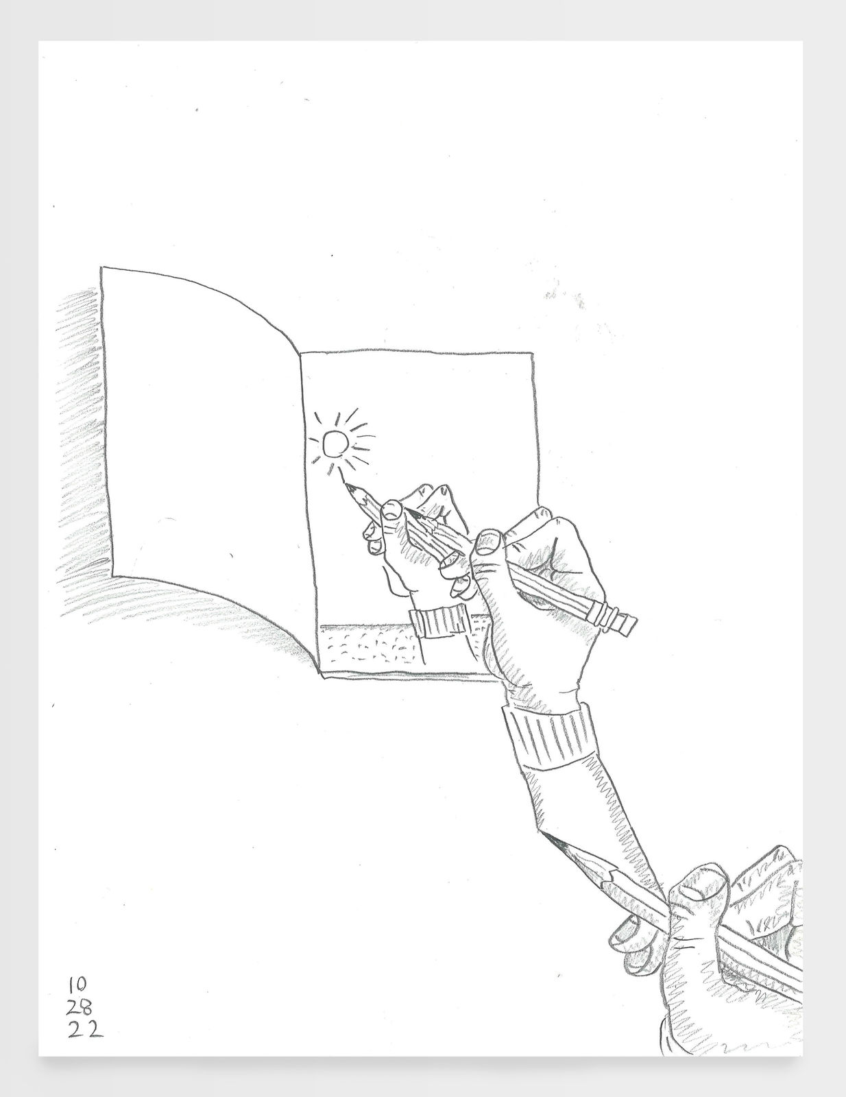 Brian Calvin, Untitled (October 28), 2022