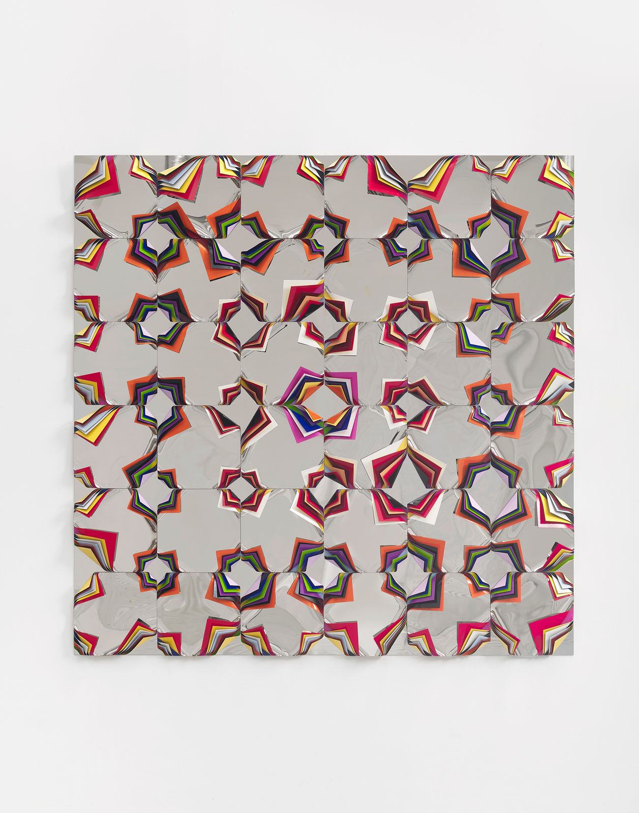 Jim Lambie, Metal Box (Kaleidoscope) Rhapsody, 2024
