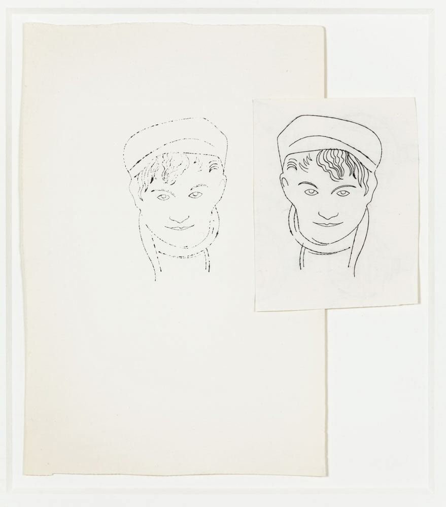 Andy Warhol, Boy's Head, c. 1953