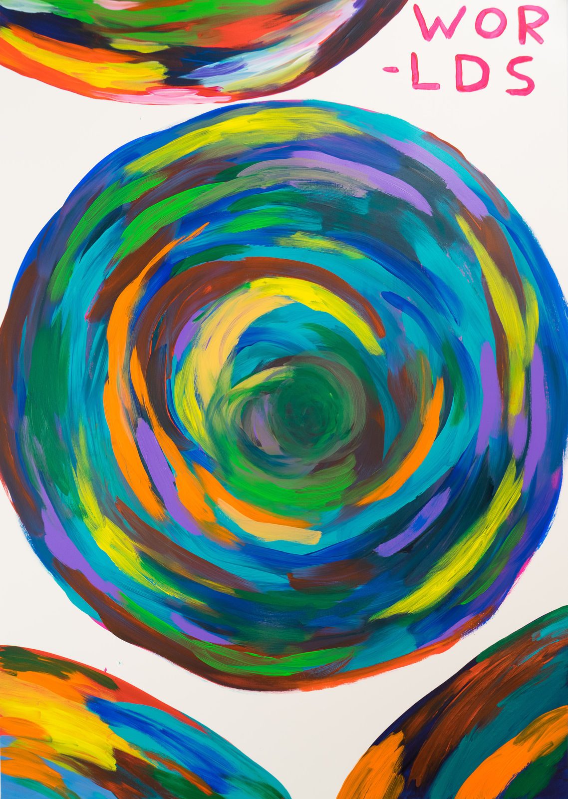 David Shrigley, Untitled (Worlds), 2019