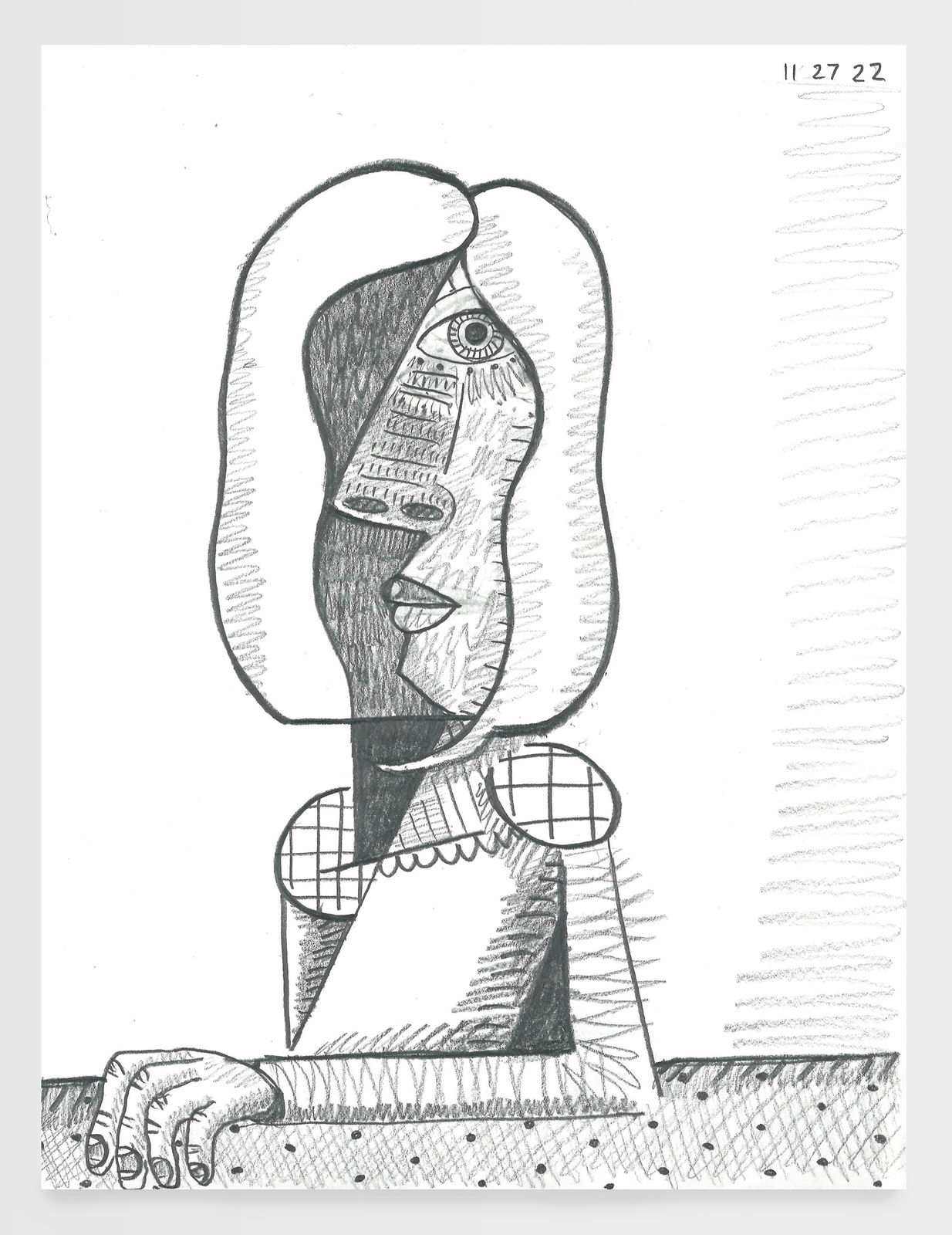 Brian Calvin, Untitled (November 27), 2022