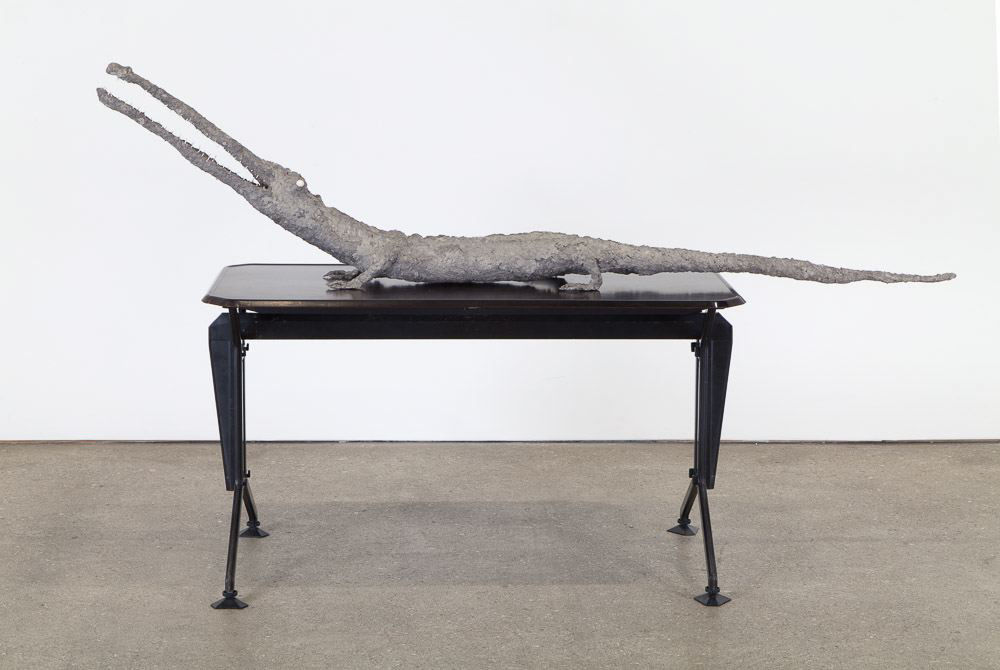 Francis Upritchard, Paper Saracosuchus, 2014
