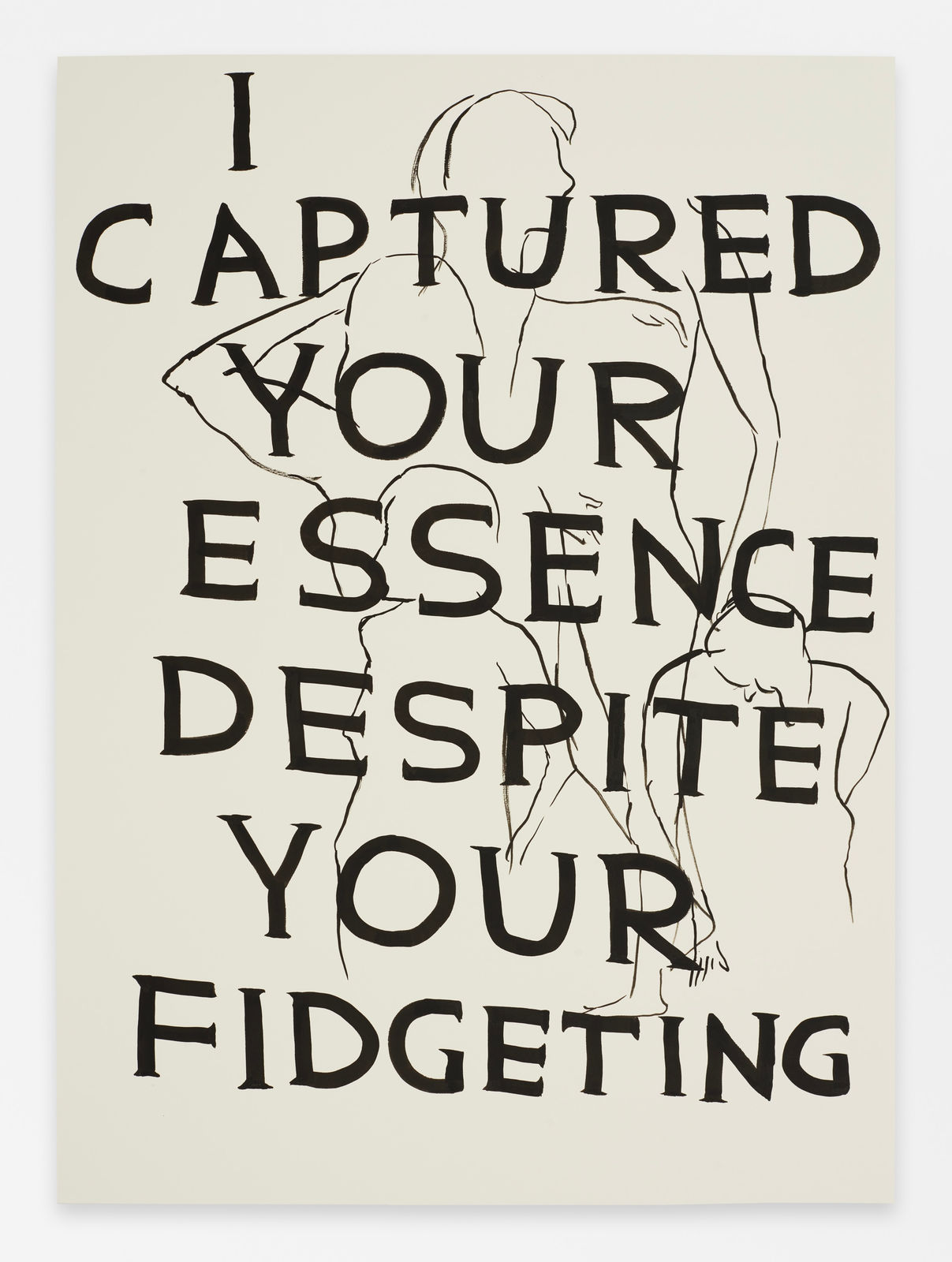 David Shrigley, Untitled (I captured your essence), 2023