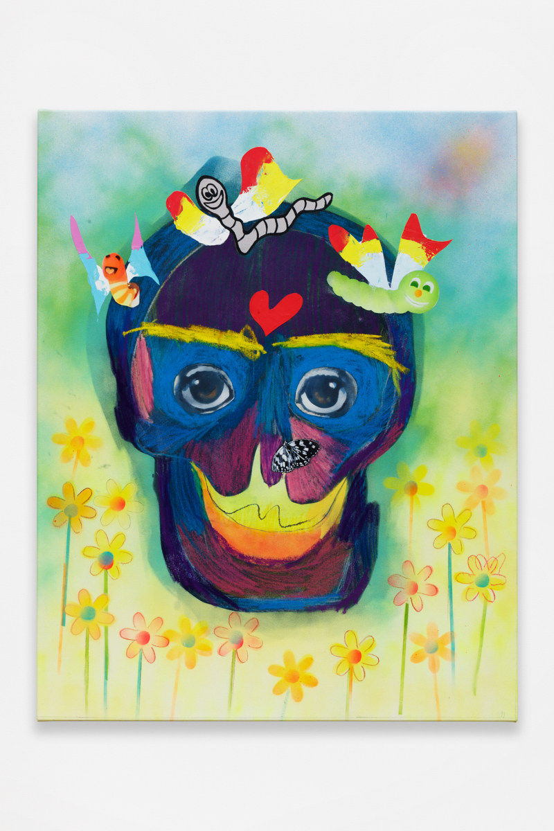 Alessandro Pessoli, Reborn skull #11, 2023