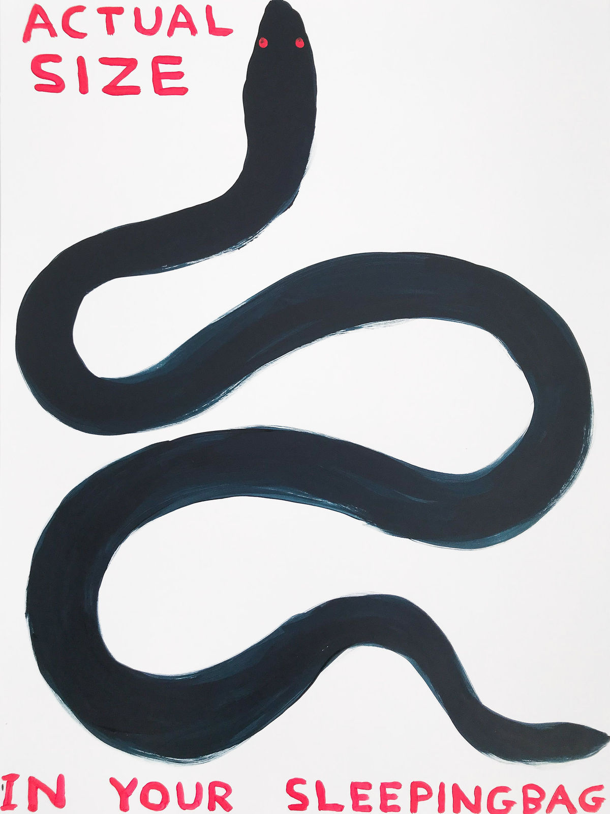 David Shrigley, Untitled (Actual Size), 2019