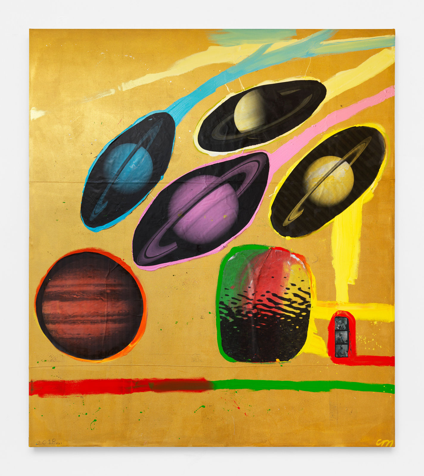 Chris Martin, Golden Age (for Harry Smith), 2018