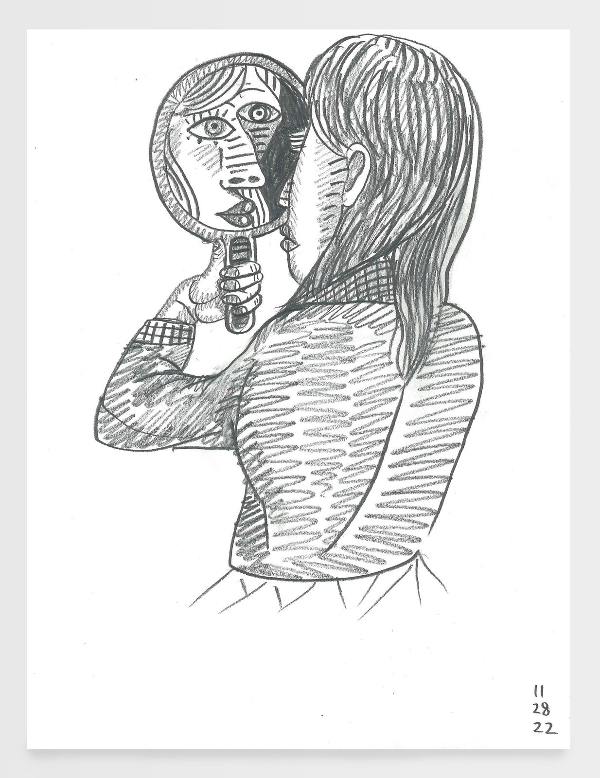 Brian Calvin, Untitled (November 28), 2022