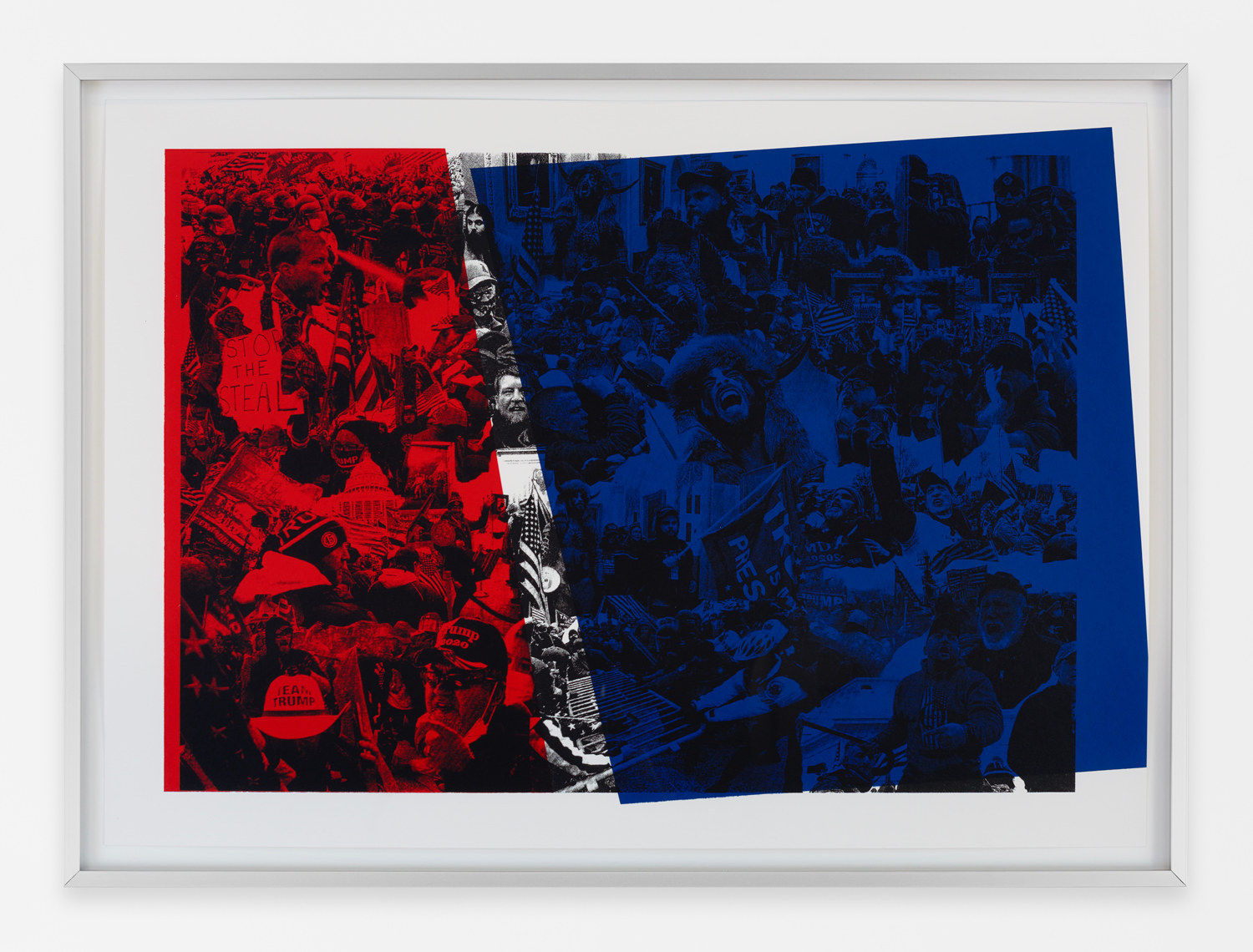 Marcel Odenbach, Auseinanderbrechen (break apart), 2022