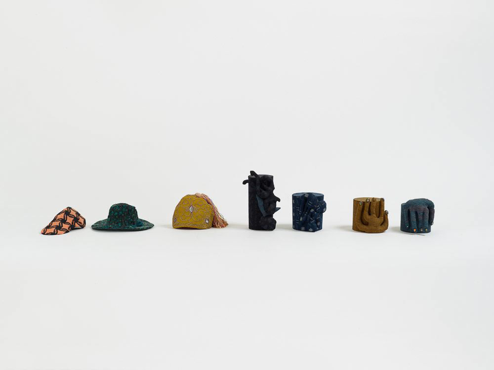 Francis Upritchard, Sombre Hats, 2015