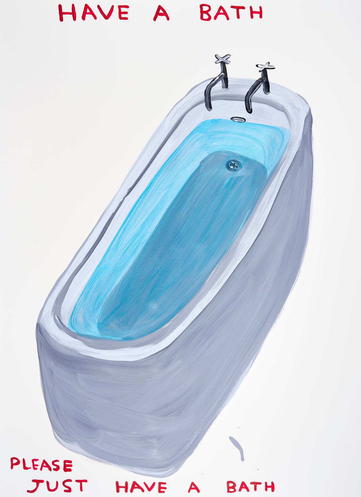 David Shrigley, Untitled (Have a bath), 2023