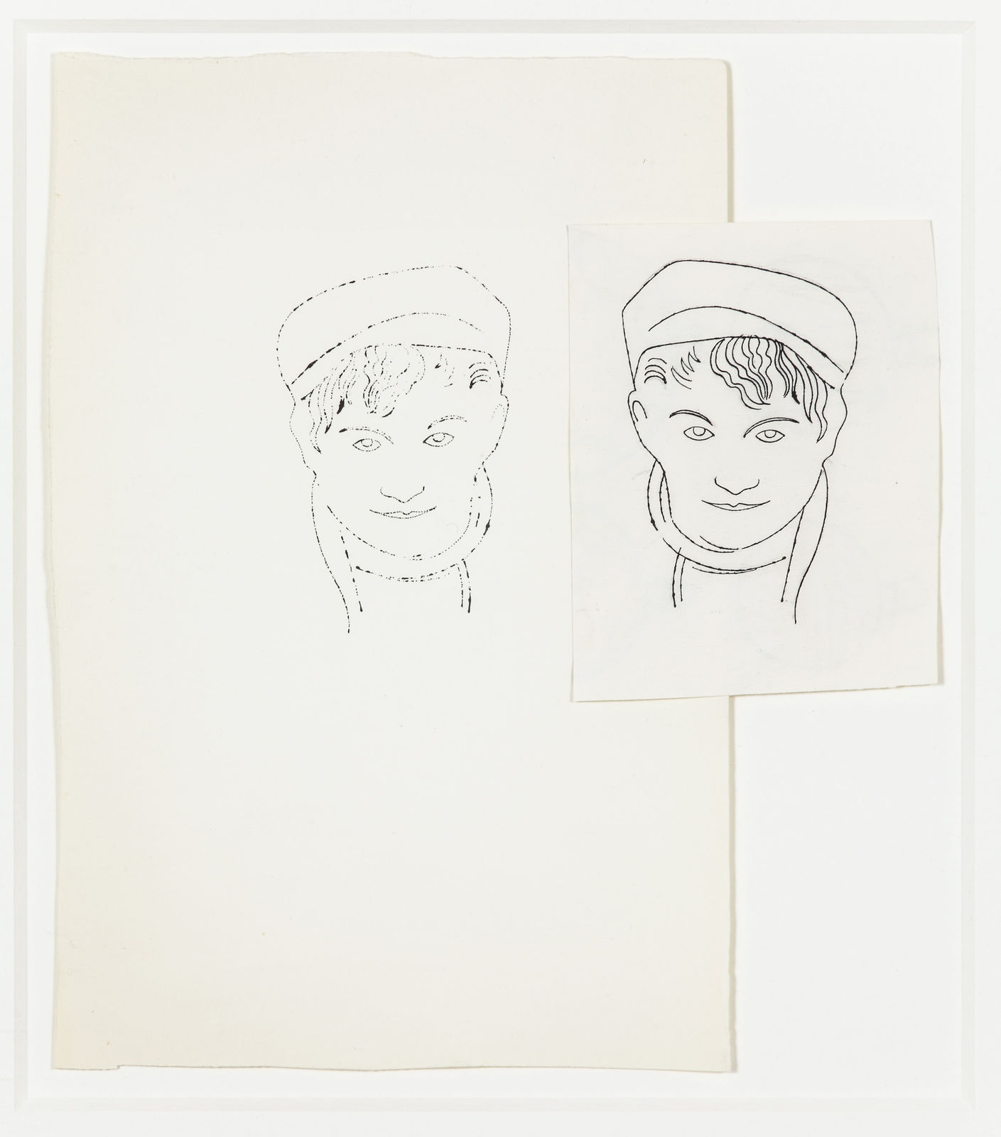 Andy Warhol, Boy's Head, c. 1953