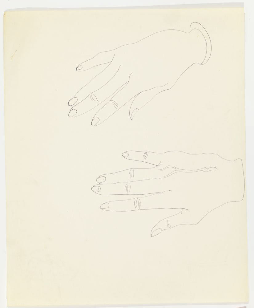 Andy Warhol, Hands, ca. 1960