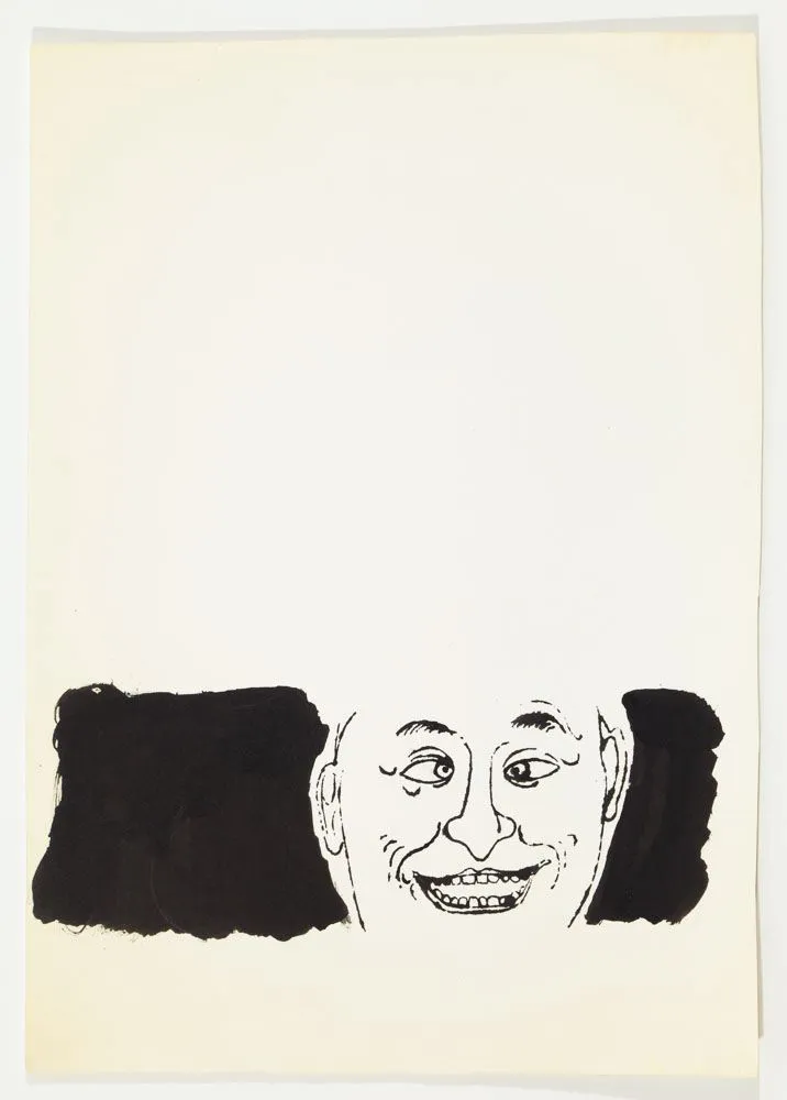 Andy Warhol, Male Head, ca. 1953