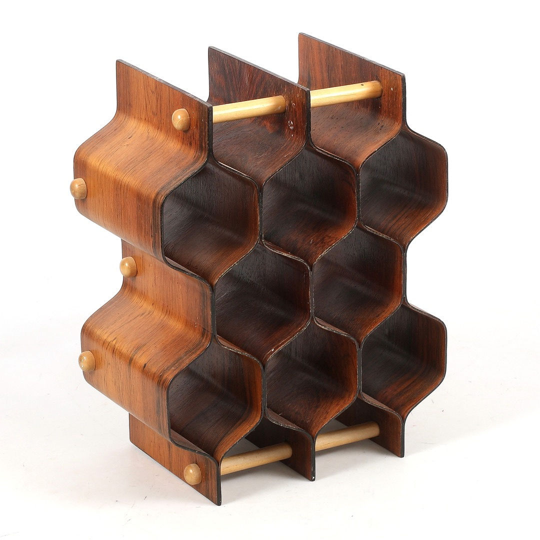 Torsten Johansson, Beehive wine rack, 1950's