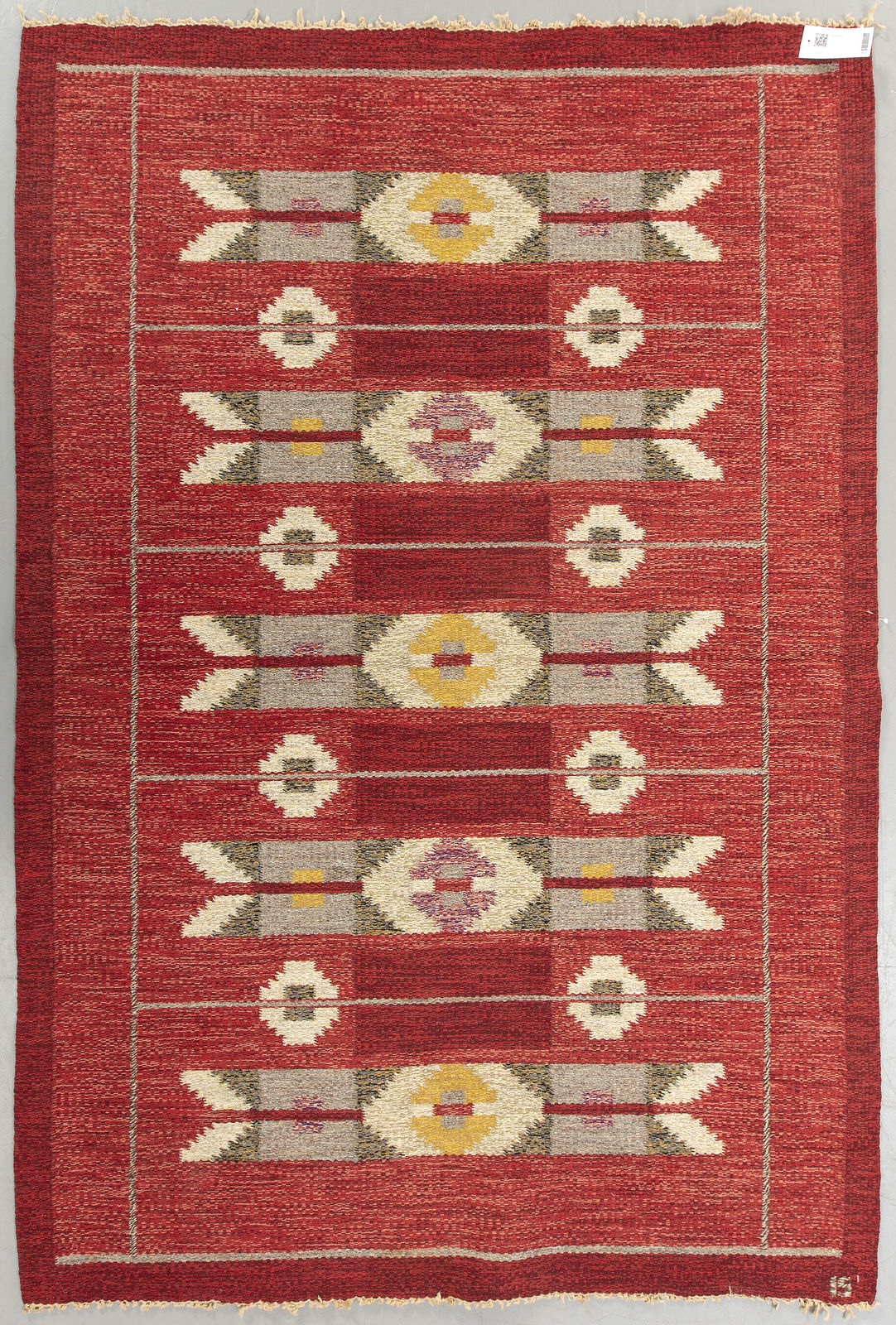 Ingegerd Silow, Geometric pattern in red