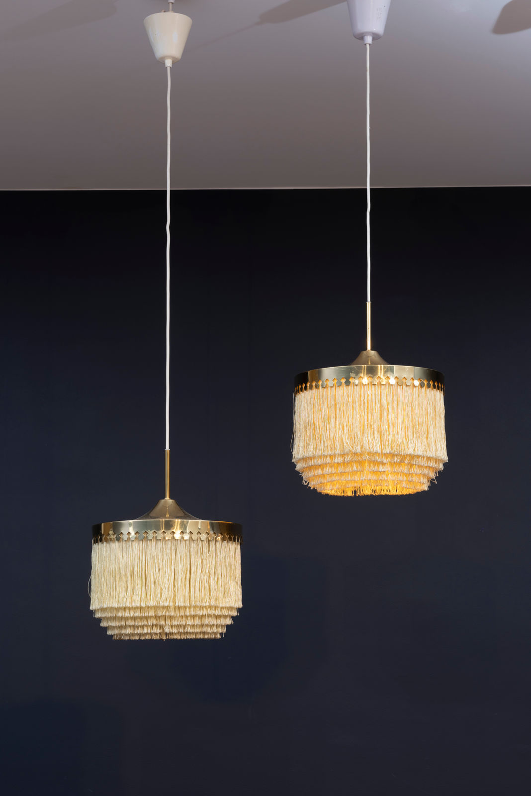 Hans-Agne Jakobsson, Pair of Pendant Lamps model 601, 1960's