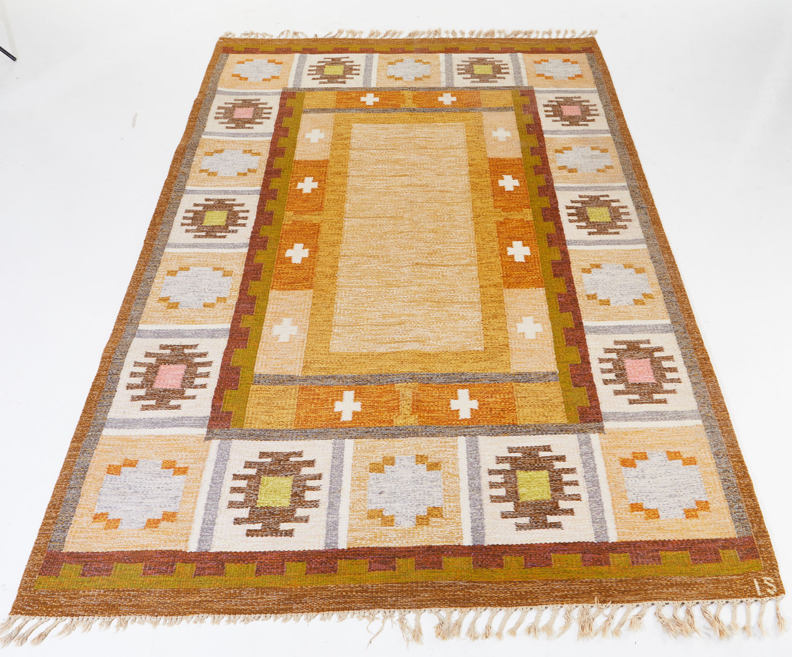 Ingegerd Silow, Yellow and ochre carpet