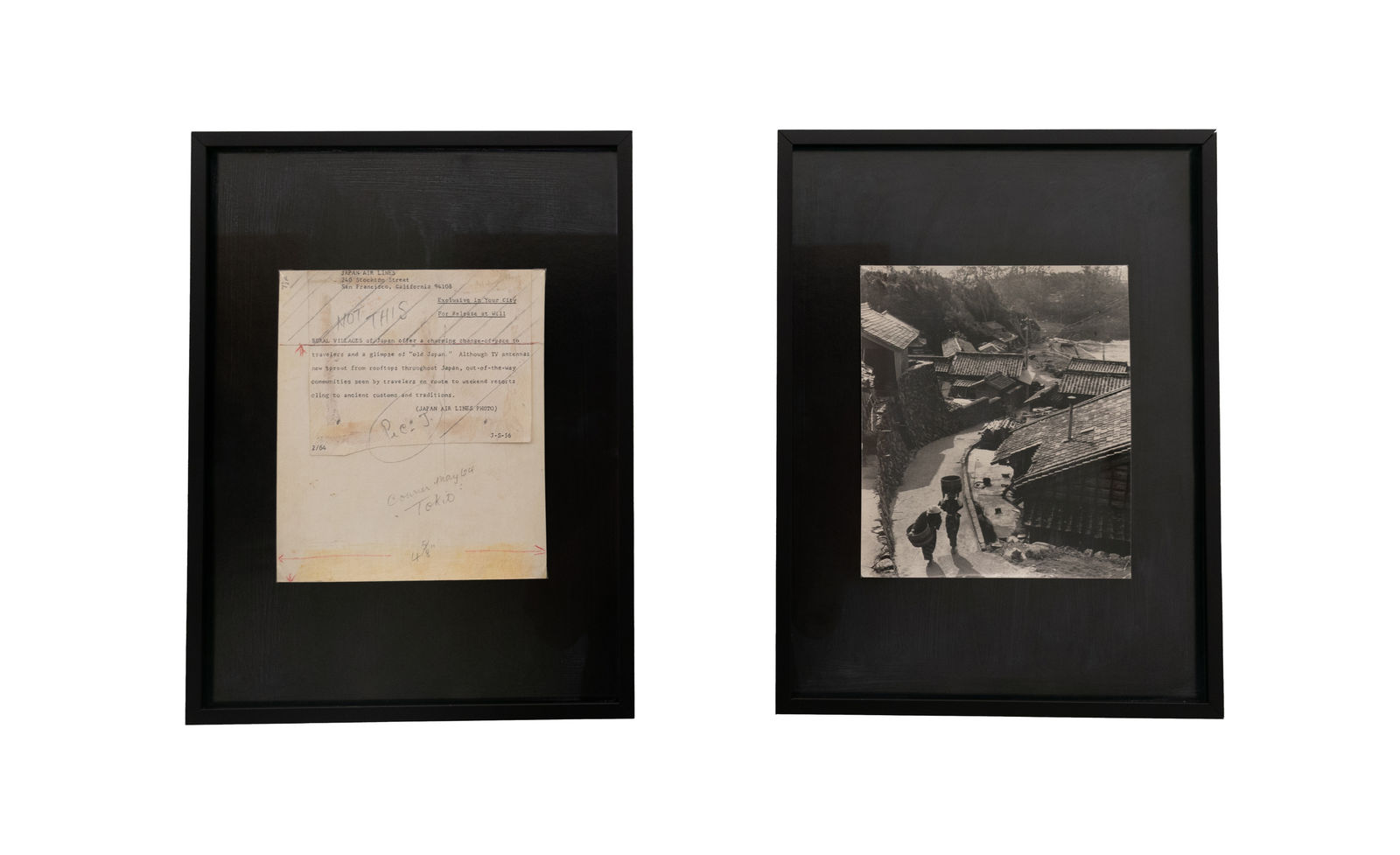 Kentaro Hiroki, Back side of photograph; JAPAN AIR LINES , 2017