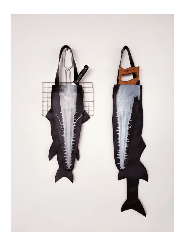 Mella Jaarsma, The Saw Fish and Self-Defence I , 2022