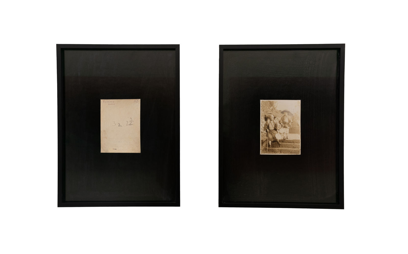 Kentaro Hiroki, Back side of photograph; Pilgrims Japan, 2017