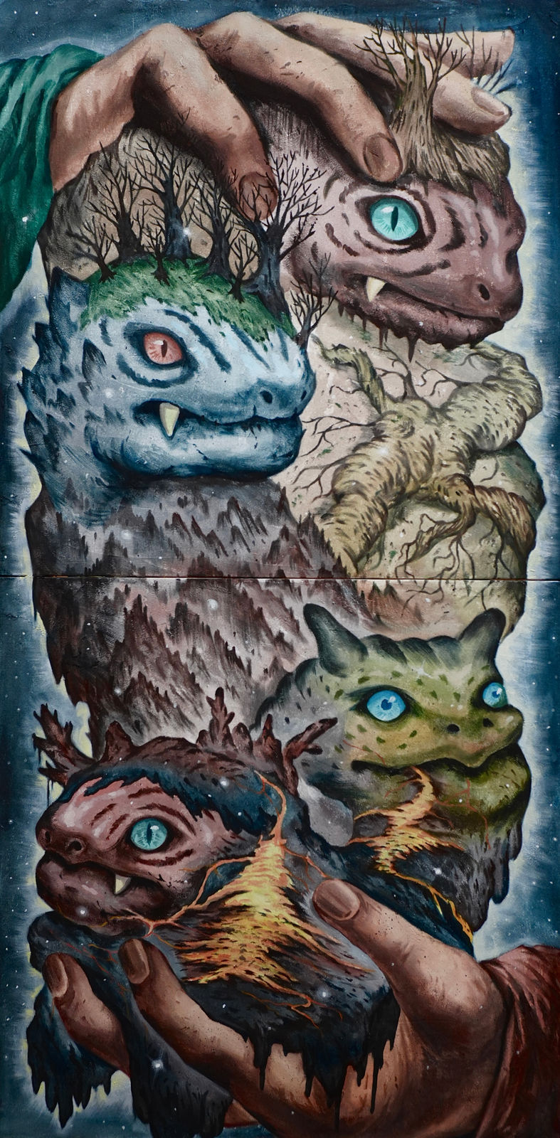 LIM Subeom, The Spirit Bursts Through the Grasp 손아귀 사이로 터져 나오는 정령의 기운, 2025