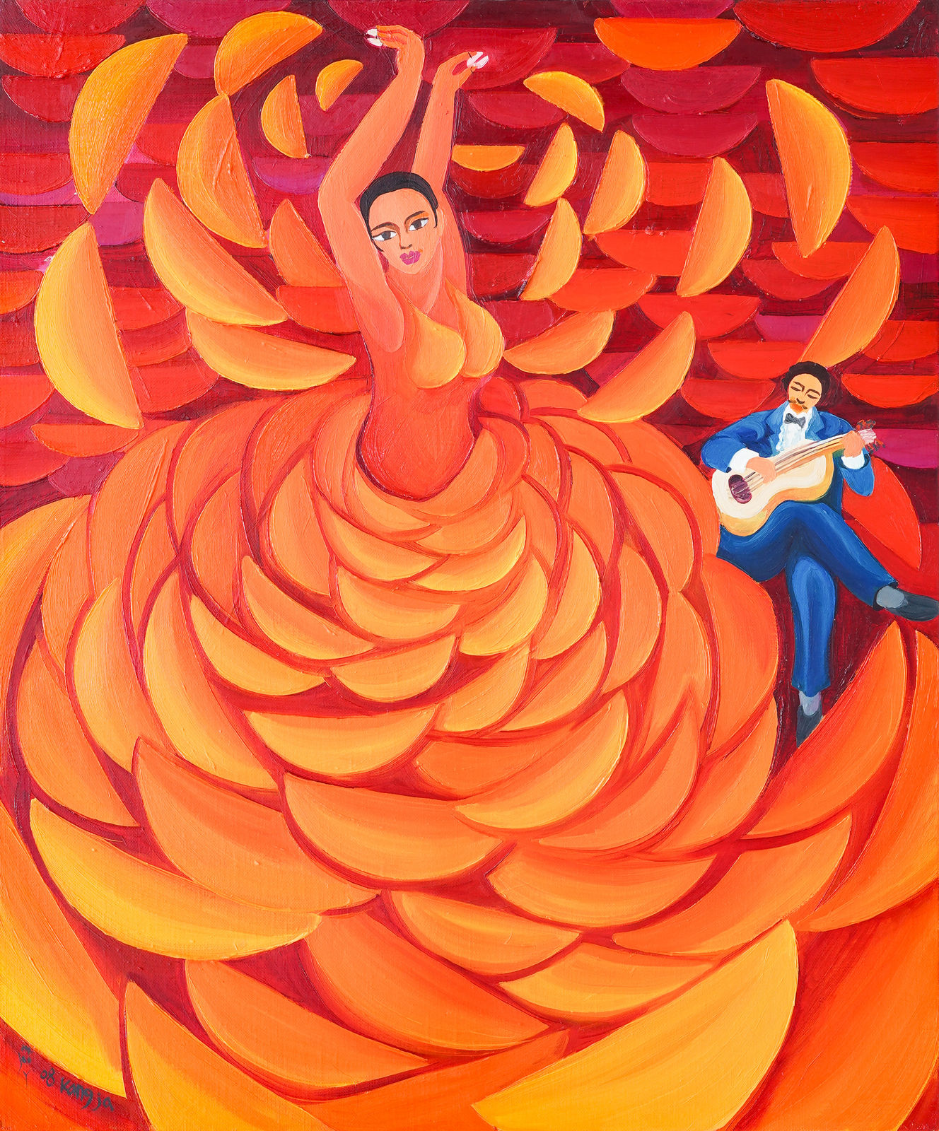 JUNG Kangja, Flamenco and Guitar Man 후라맹코와 기타치는 남자, 2008